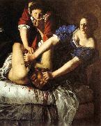 Artemisia gentileschi Judith Slaying Holofernes France oil painting artist